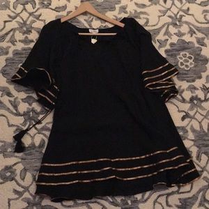 Black&gold dress/tunic/cover up/byVelzera w tags.